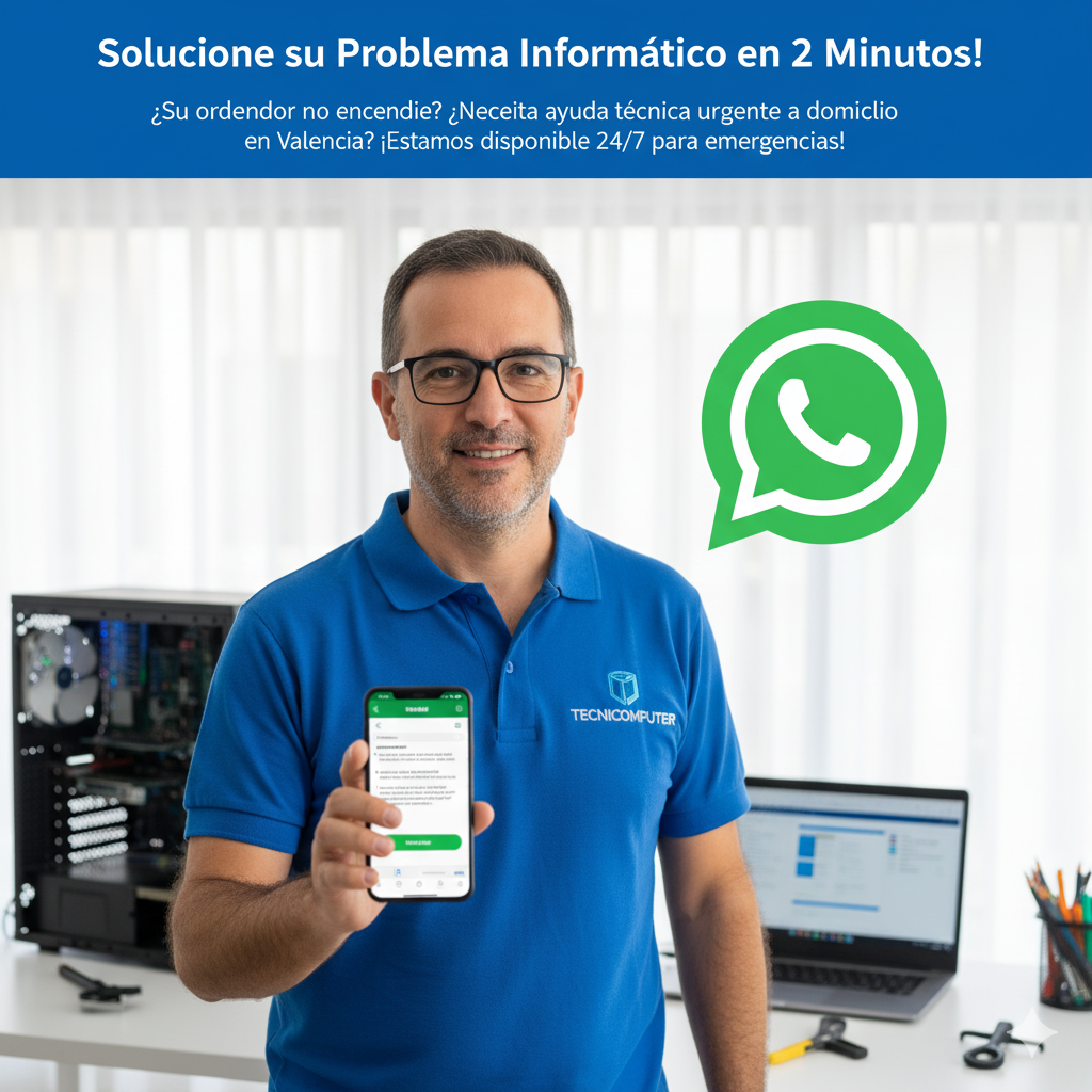 Su Técnico Informático a Domicilio: Soluciones Rápidas a un WhatsApp de Distancia