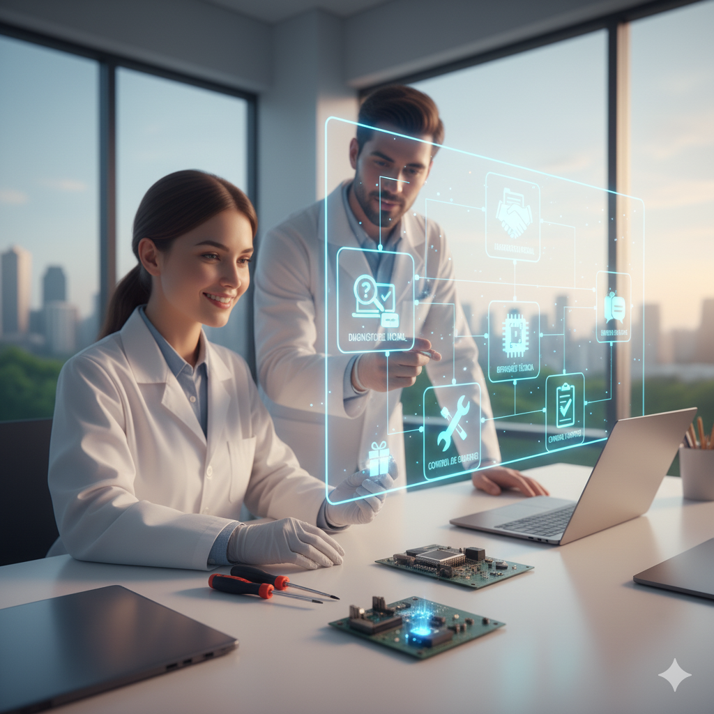 Nuestro proceso de reparación profesional