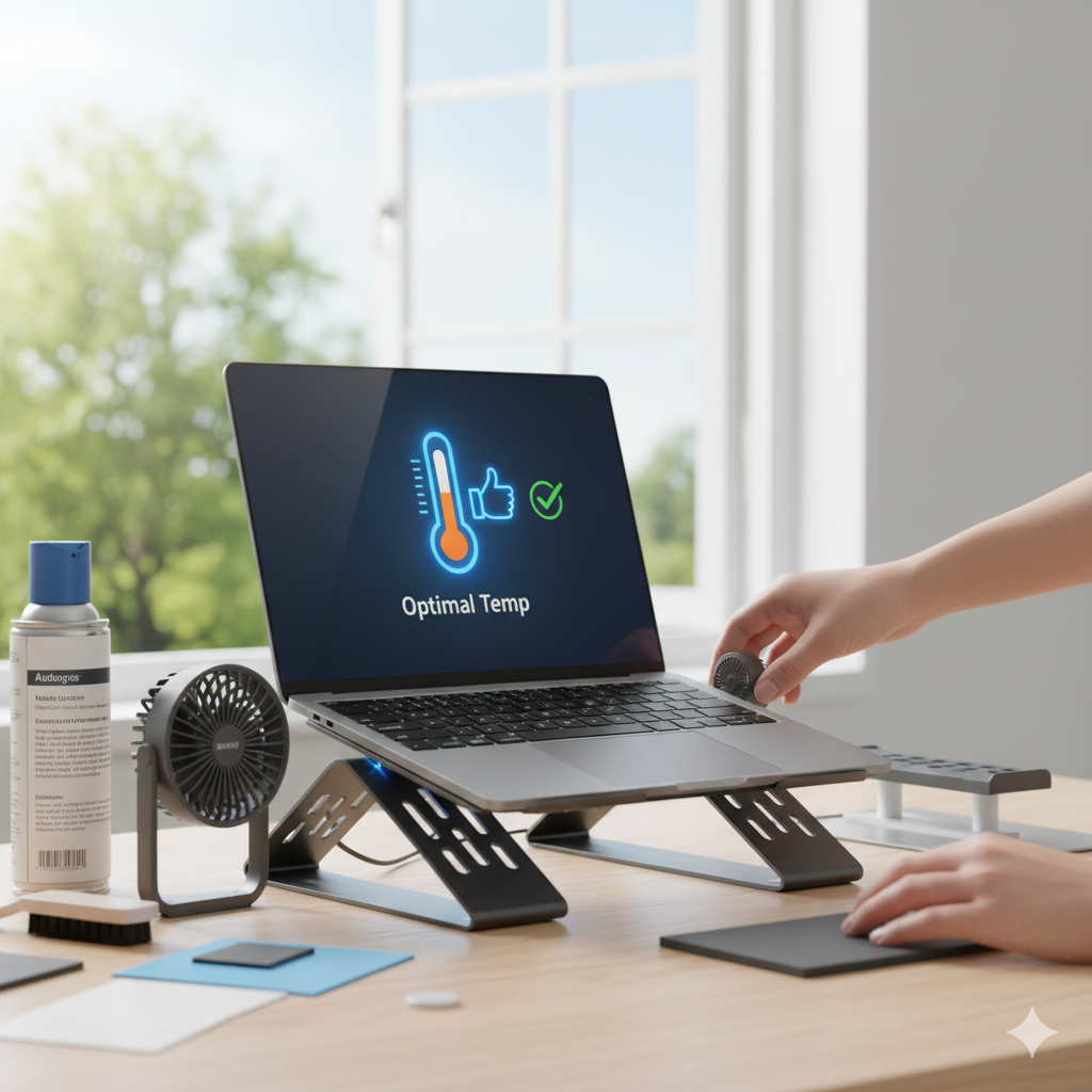 Cómo mantener la temperatura ideal de tu portátil: 10 consejos para evitar el sobrecalentamiento