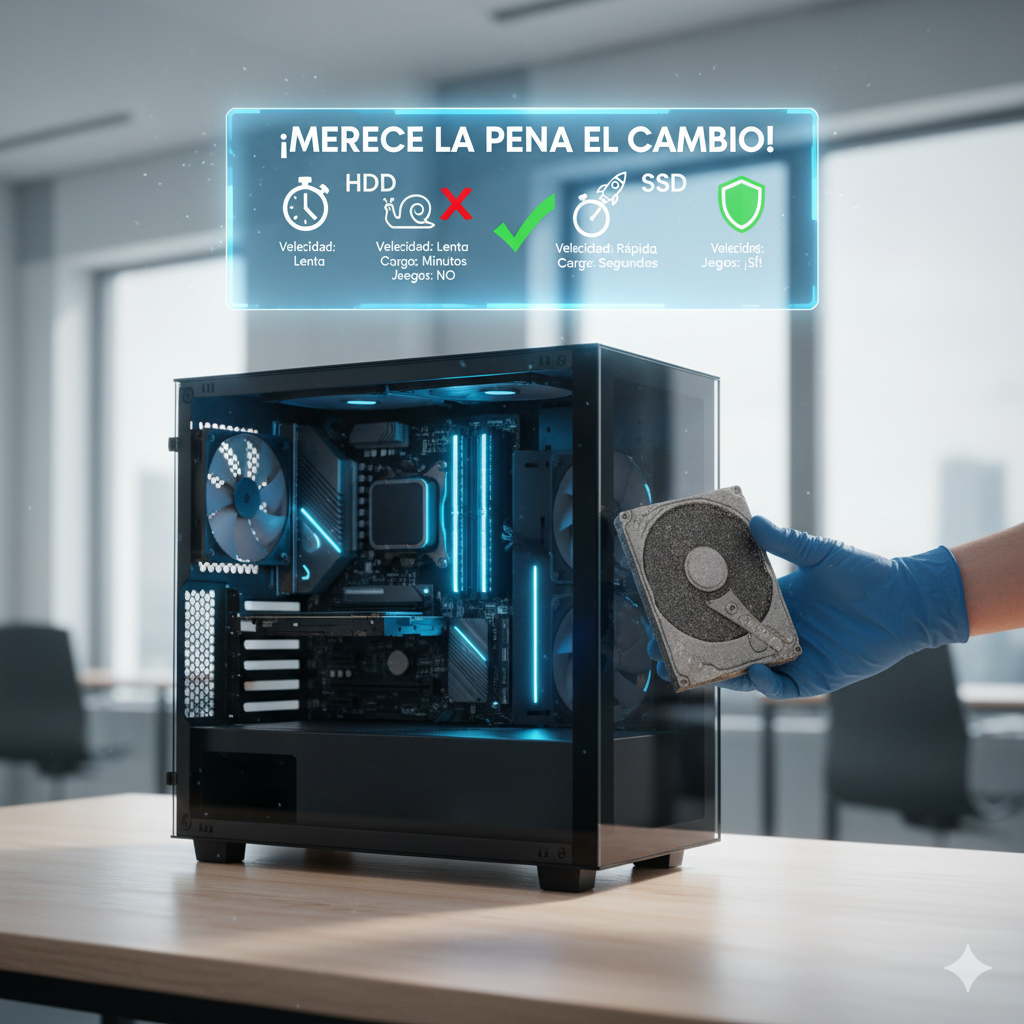 Actualizar (Upgrade) su PC o portátil antiguo