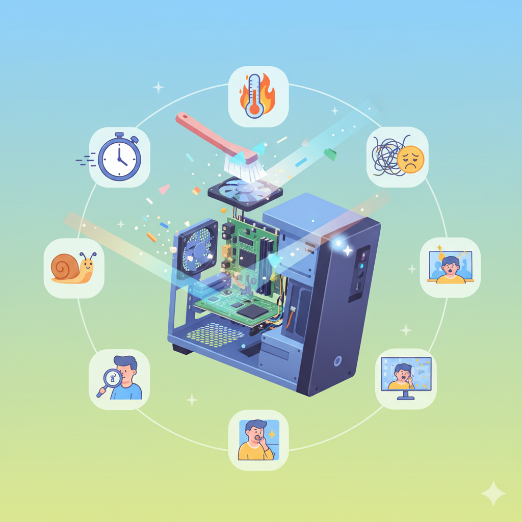 5 señales de que tu ordenador necesita una limpieza profesional