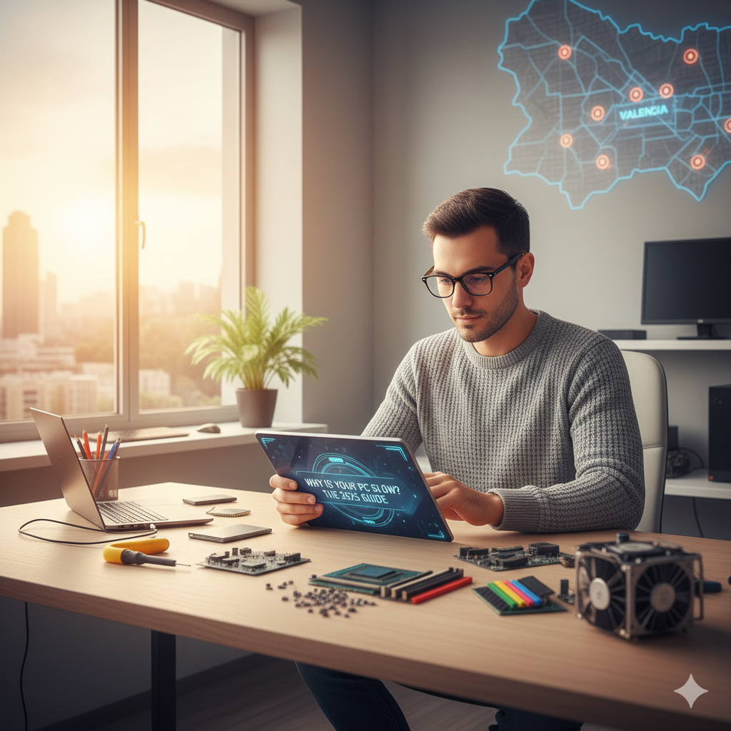Diagnóstico de ordenador lento en Valencia