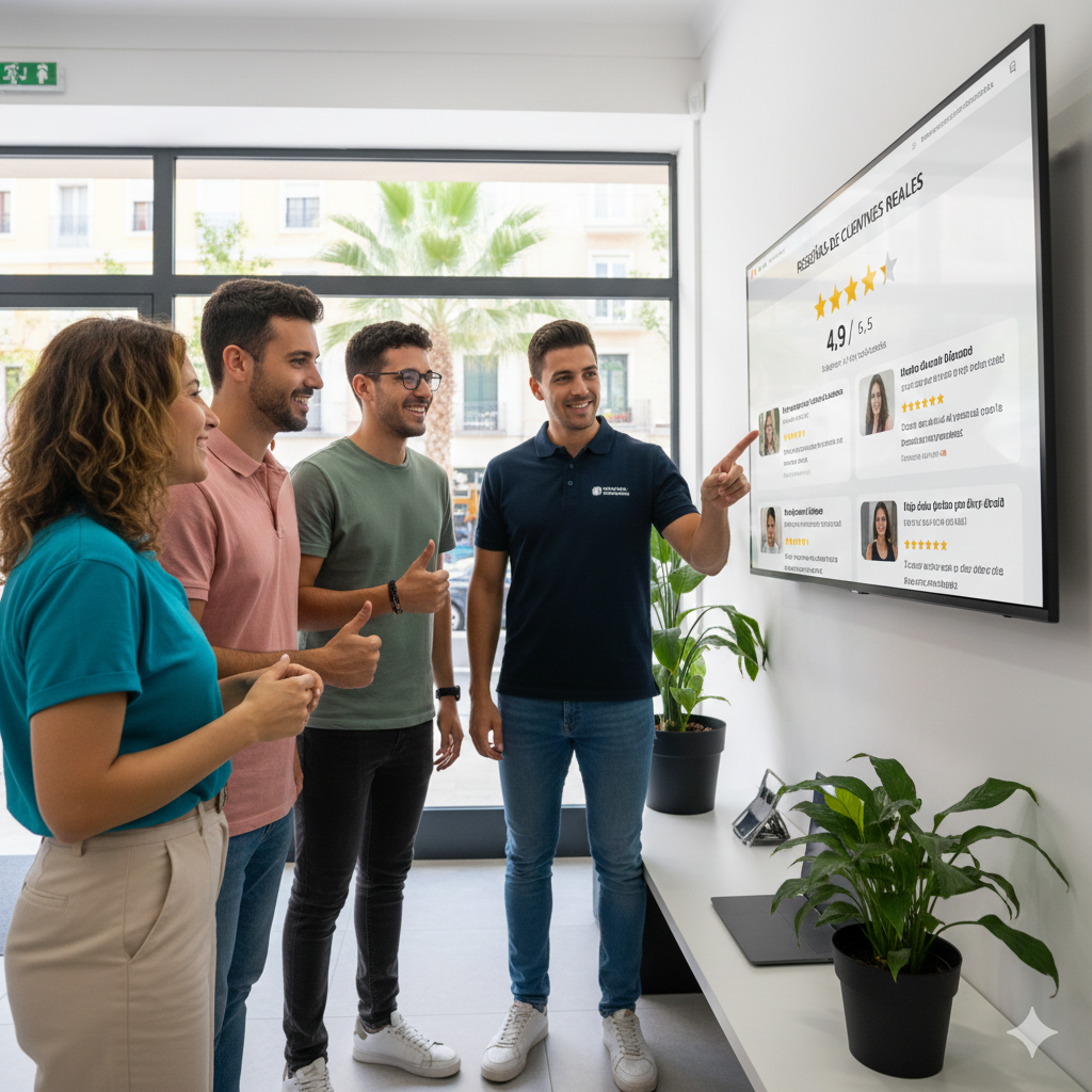 Reseñas clientes satisfechos