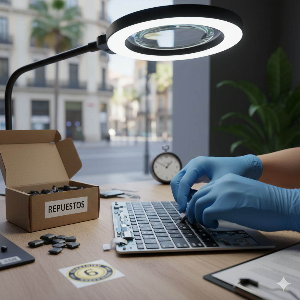 Reparación teclado portátil Valencia