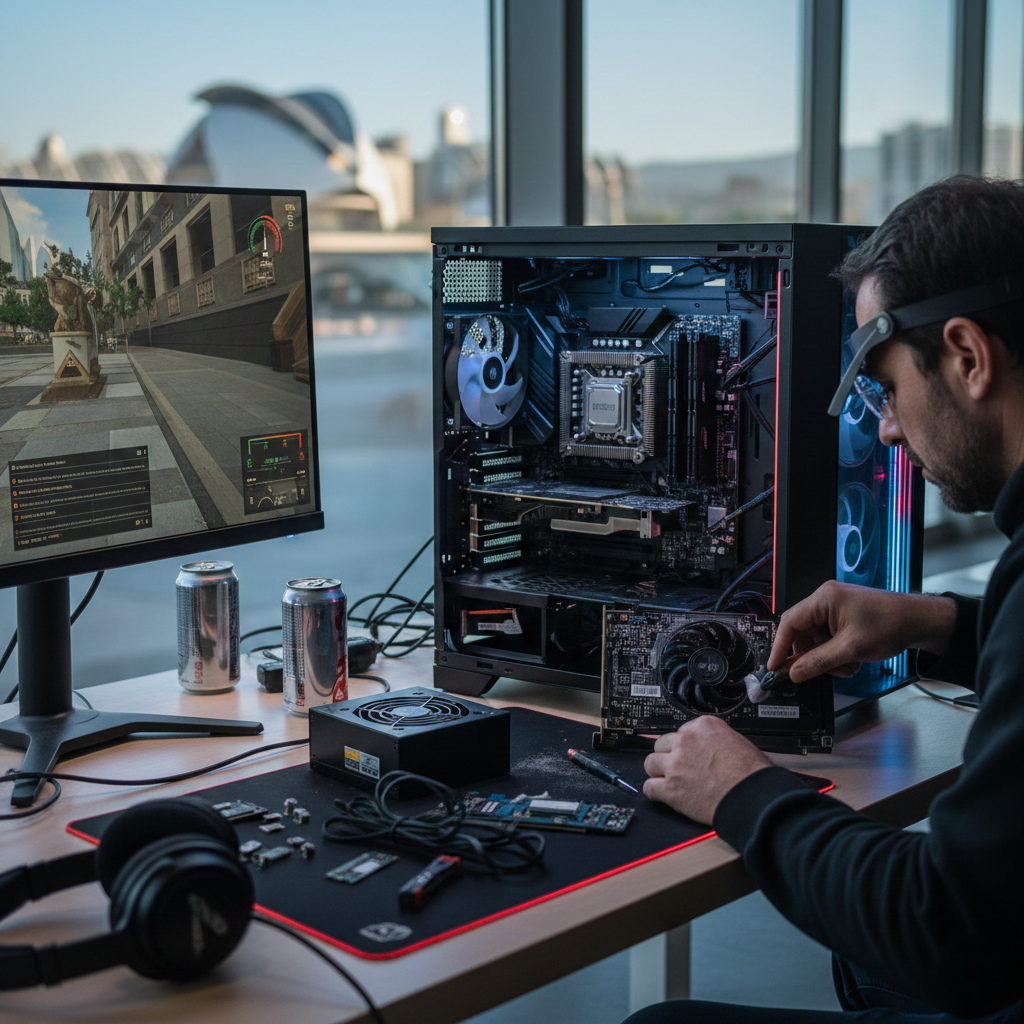 Reparación profesional de ordenador gaming