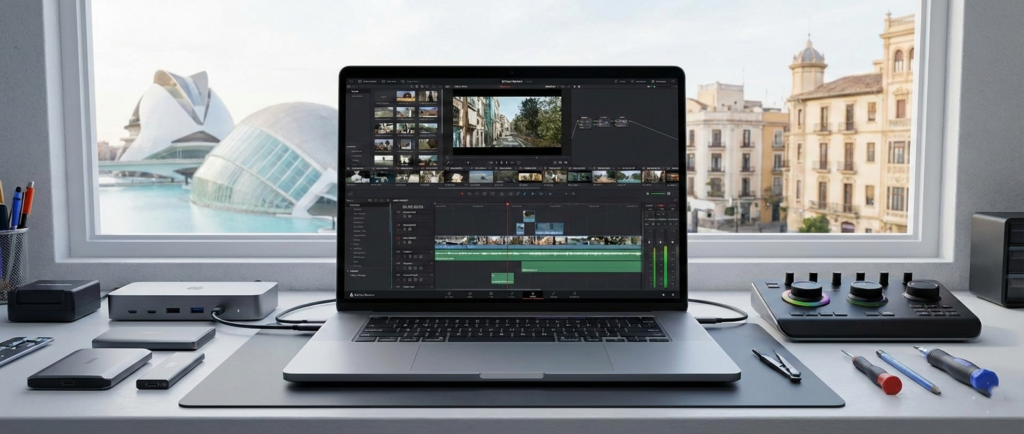 Portátil para Edición de Vídeo: Especificaciones Mínimas 2026 | Valencia