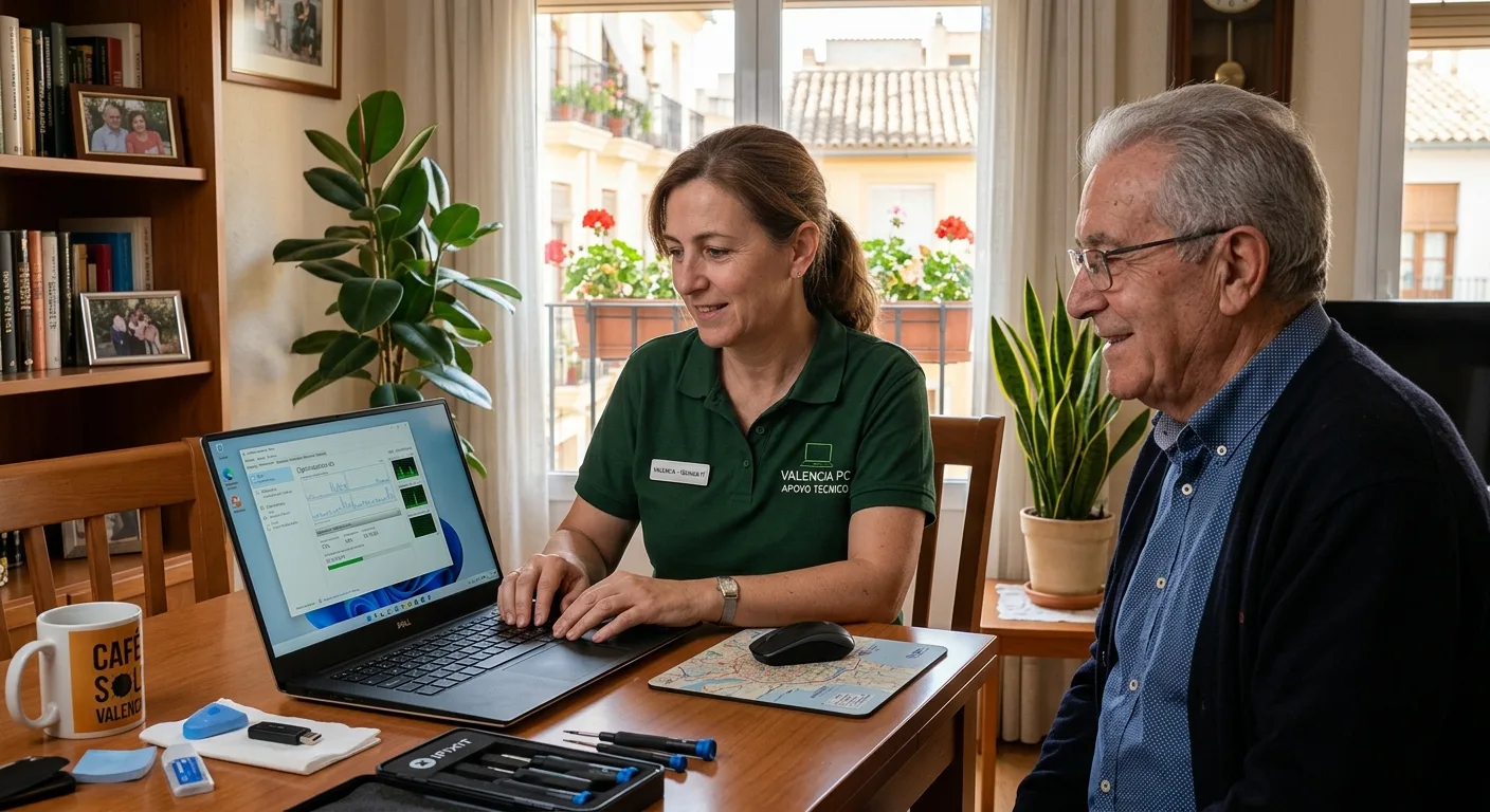 Optimización y aceleración de ordenadores a domicilio en Valencia