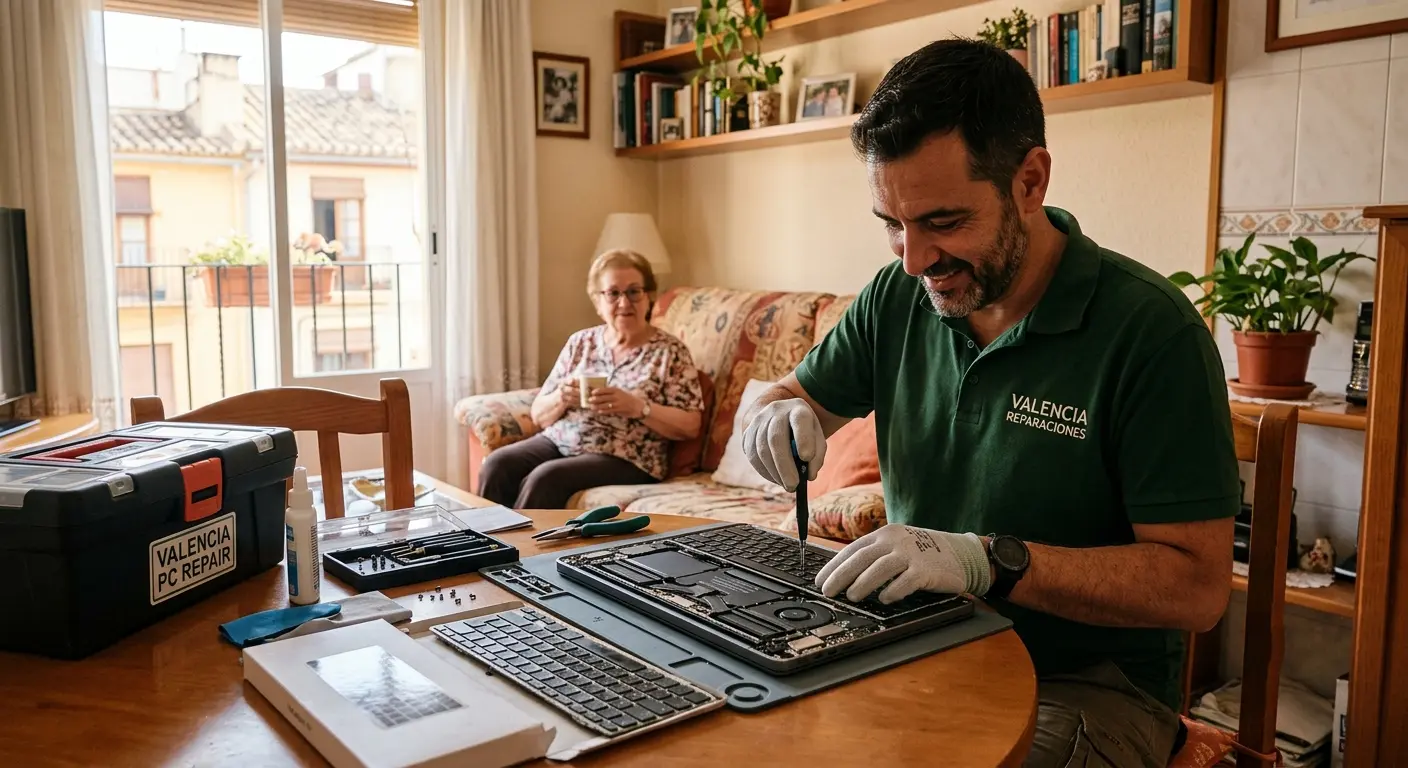 Reparación de teclado de portátil en Valencia